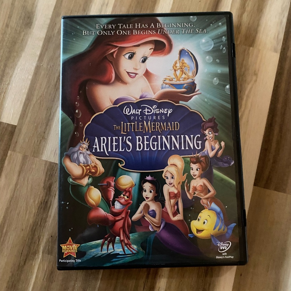The Little Mermaid: Ariel's Beginning - DVD - GOOD Condition